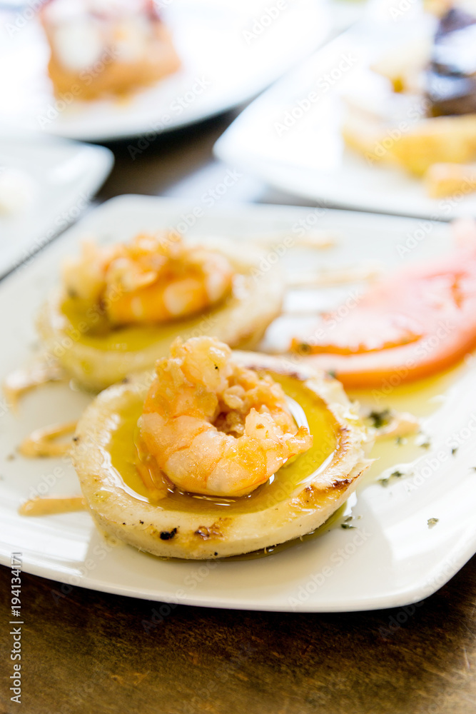 traditional spanish tapas snack appetizer