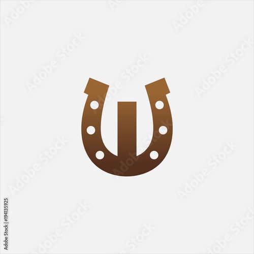 letter w and horseshoe