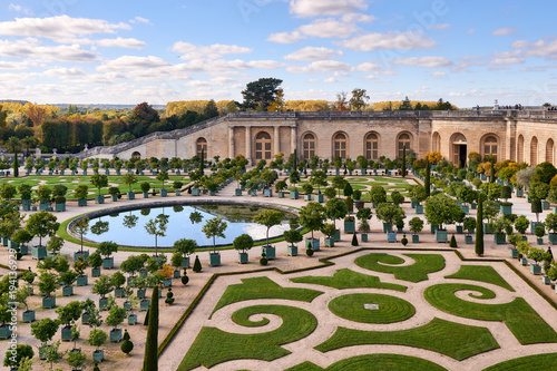 Versailles Gardens in the Golden Autumn