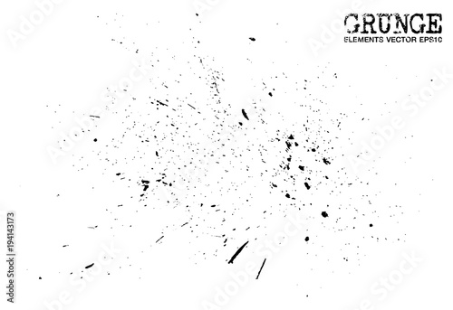 Grunge style of dust particles background and texture . Vector
