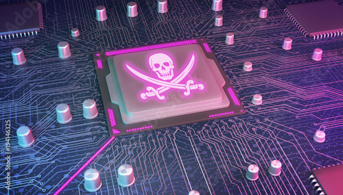 Obraz na płótnie processors vulnerability