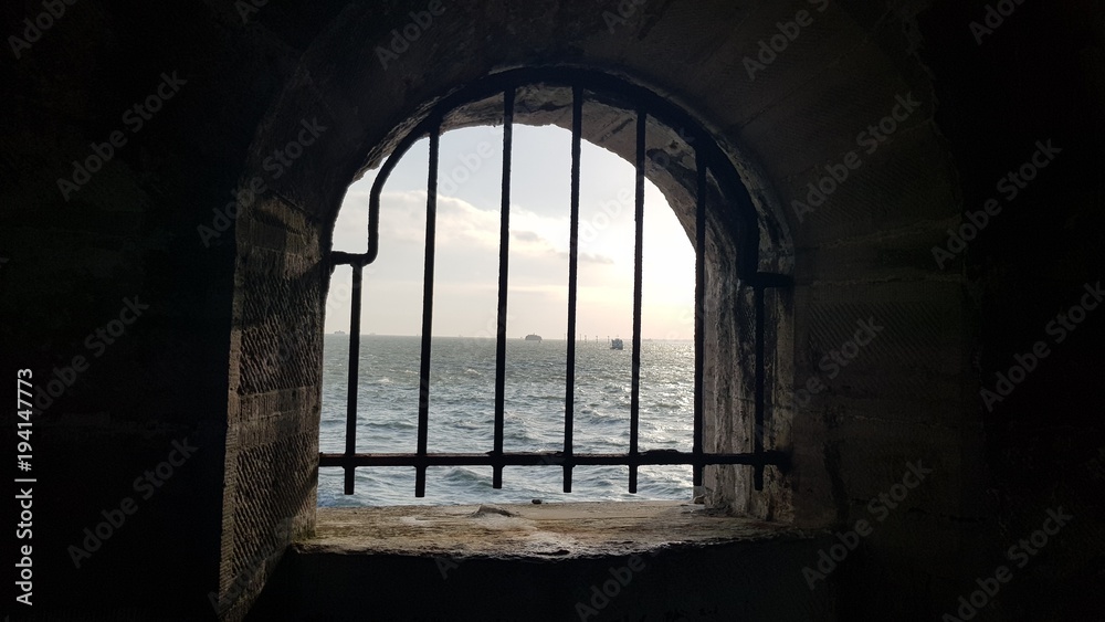 Fototapeta premium old prison cell