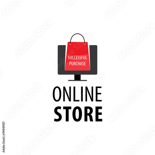 vector logo market shopping