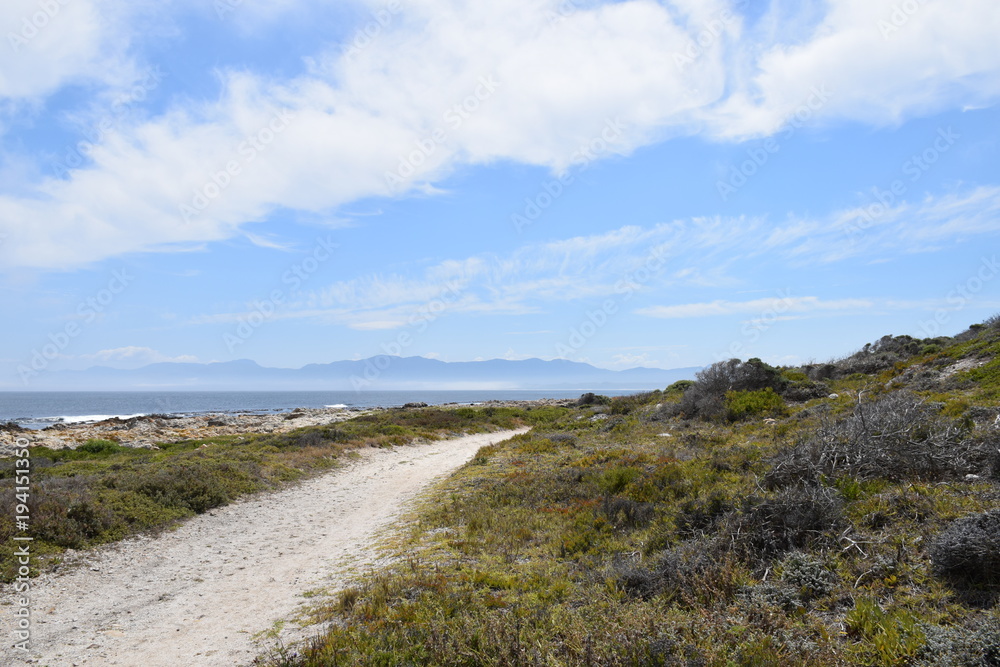 Wanderweg entlang der Küste in Gaansbaai