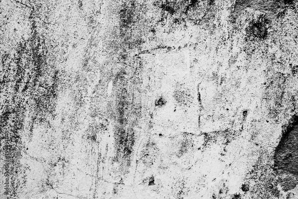 Wall fragment with scratches and cracks