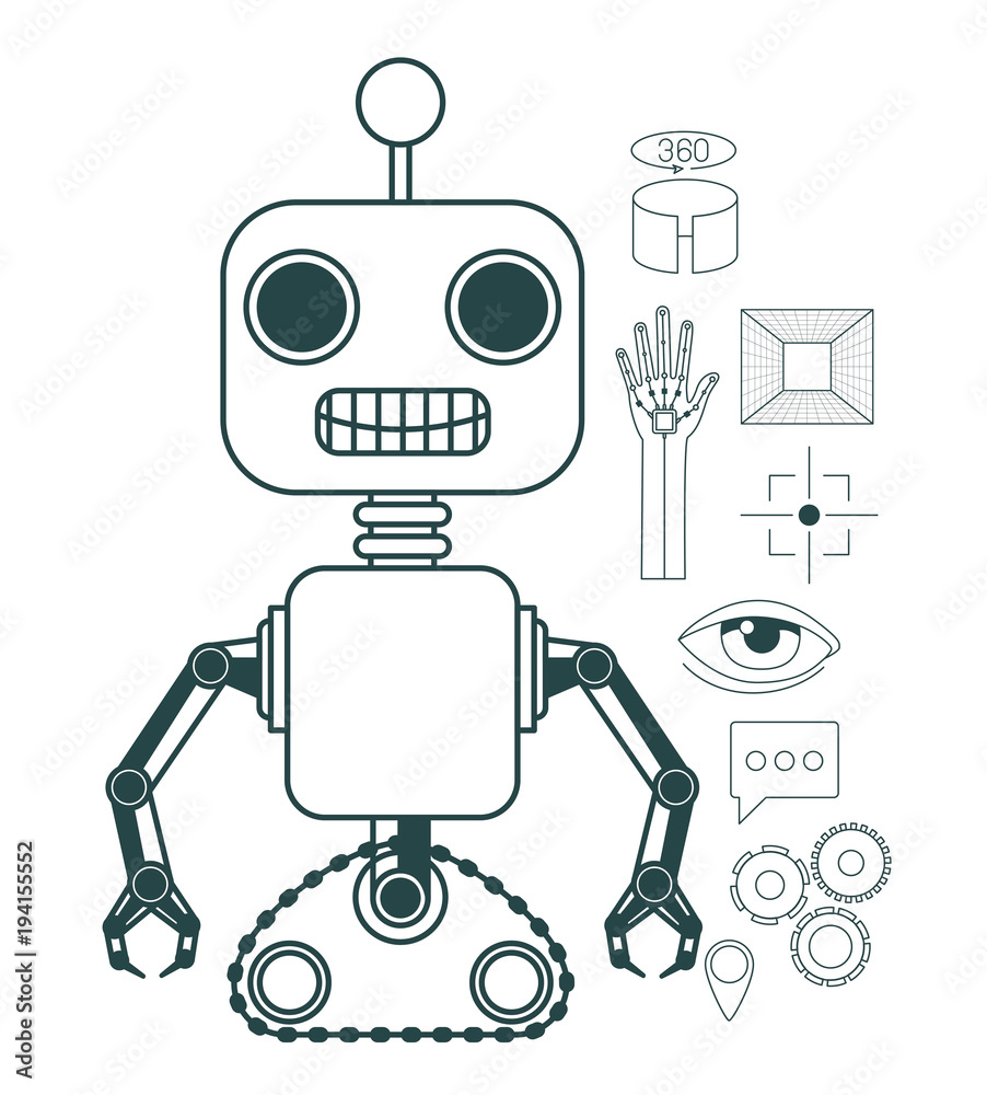 virtual reality technology set icons vector illustration design virtual reality technology set icons vector illustration design