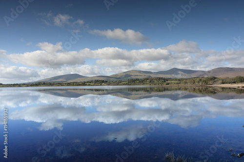  Mountains reflected in Beltra Lough, Co Mayo, Ireland