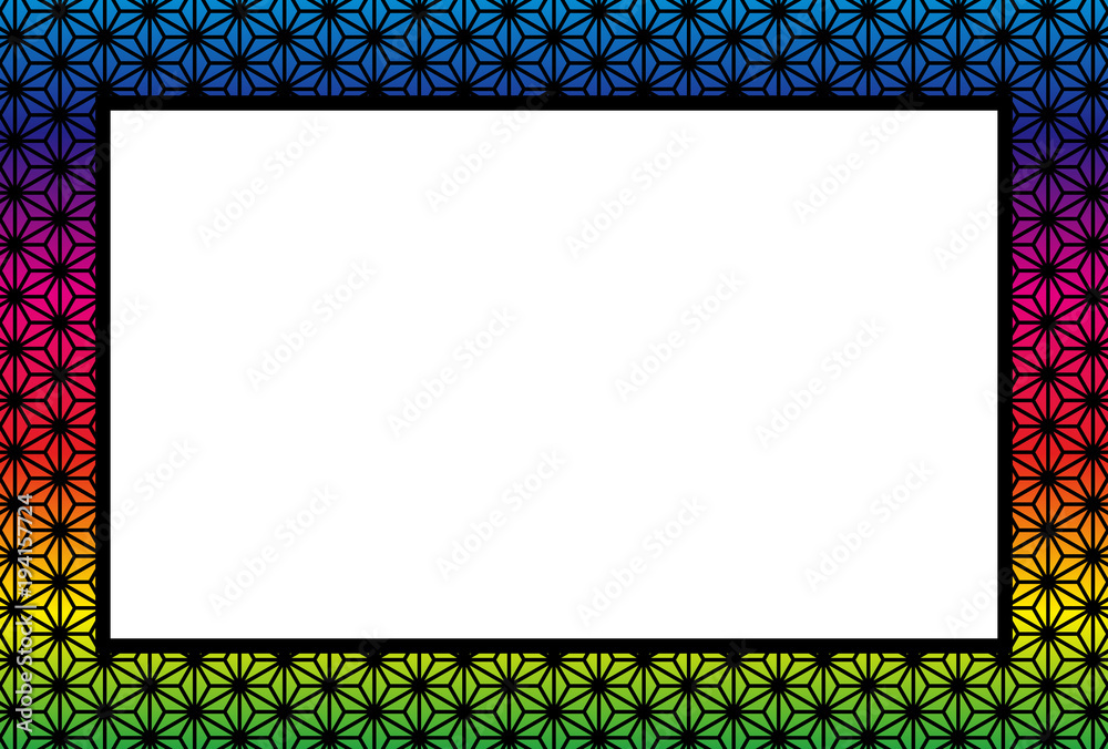 Background Wallpaper Vector Illustration Design Image Japan China Asia Free Size 背景 壁紙 ベクター イラスト 無料 無料素材 バックグラウンド フリー素材 和風素材 日本 背景 壁紙 和風 麻葉模樣 麻の葉 伝統 和柄 写真枠 フォトフレーム 年賀状
