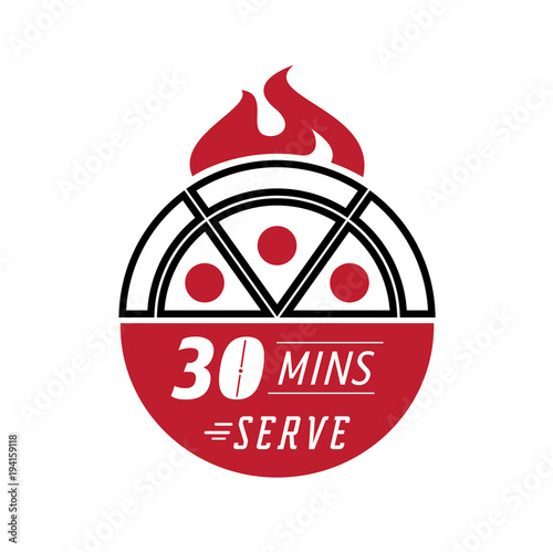 fresh pizza 30 minutes serve