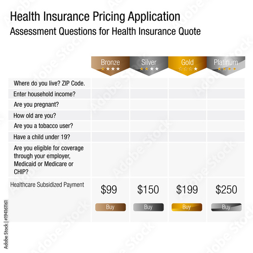 Health Insurance Pricing Application Form