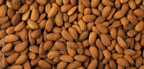 Fotomurale Almond background panorama.