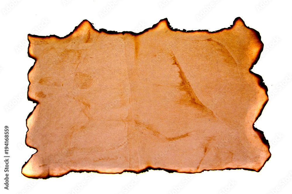 old paper isolated on white background old paper isolated on white background