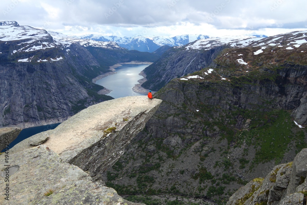 Obraz premium Trolls Tongue, Norway
