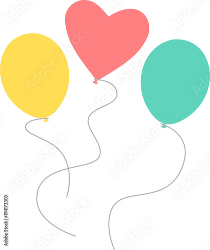 Luftballons Herzluftballon