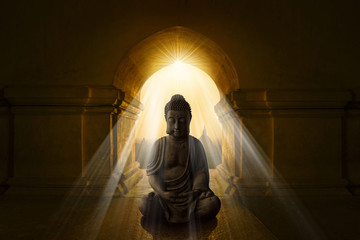 Rollo Buddha Buddha im Tempel von Bagan  © quickshooting
