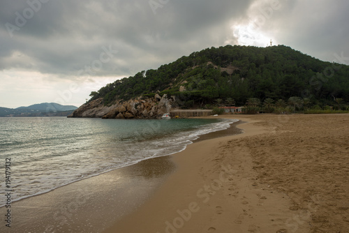 Beach of San Vicente Creek on the island of Ibiza