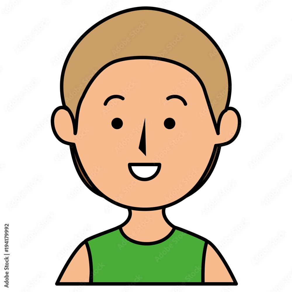 young man avatar character vector illustration design young man avatar character vector illustration design