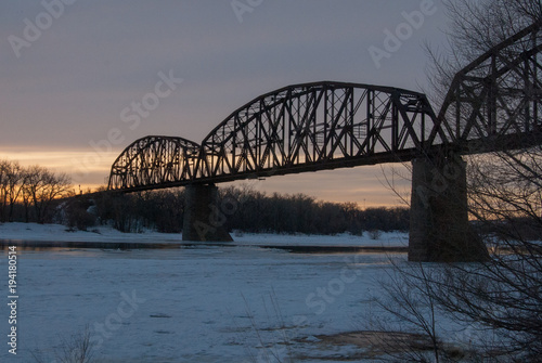 Fotografia, Obraz rail road bridge