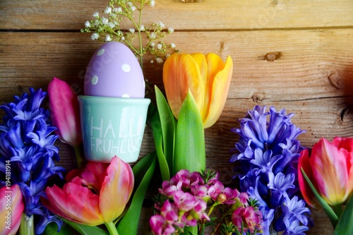 Grußkarte - Hallo Frühling ...