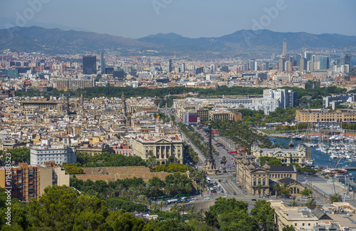 Panoramic view of Barcelona city © Olivia