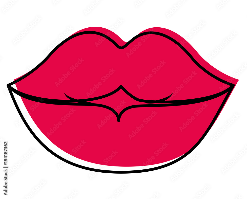 sensuality lips isolated icon vector illustration design sensuality lips isolated icon vector illustration design