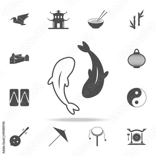 yin-yang, fish, zen icon. Set of Chinese culture icons. Web Icons Premium quality graphic design. Signs and symbols collection, simple icons for websites, web design, mobile app
