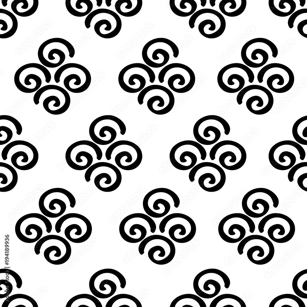 Spiral black on a white background.Seamless pattern.An abstract texture. For backgrounds ,fabric, Wallpaper. Spiral black on a white background.Seamless pattern.An abstract texture. For backgrounds ,fabric, Wallpaper.