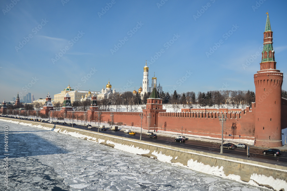 Winter Kremlin.