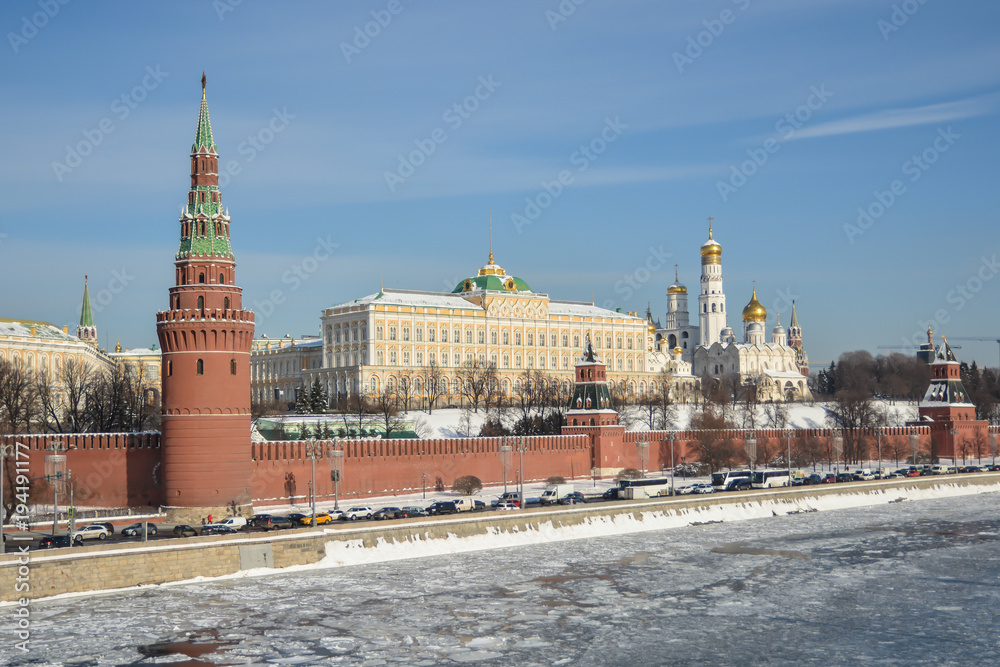 Winter Kremlin.