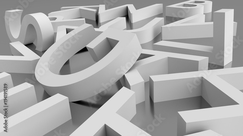 Alphabet Letters Background
