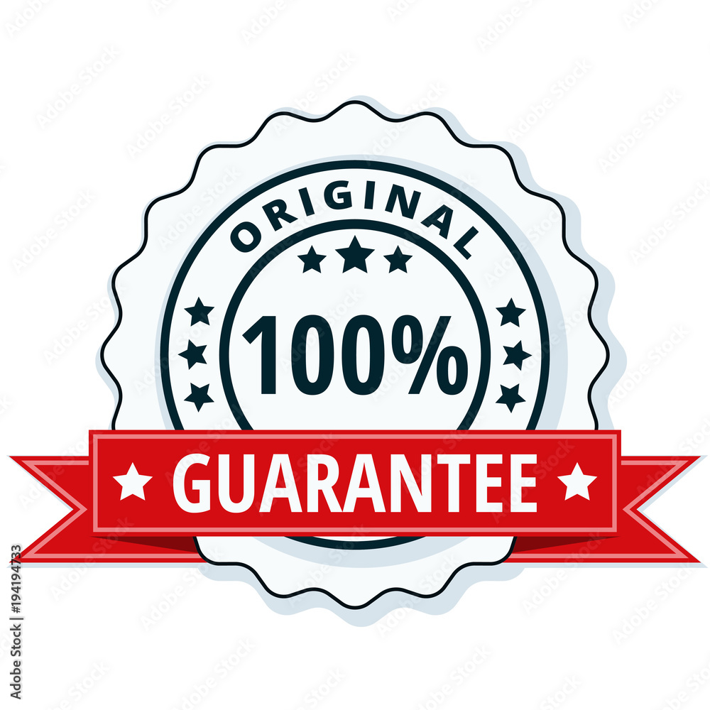 100% Original Guarantee label illustration 100% Original Guarantee label illustration