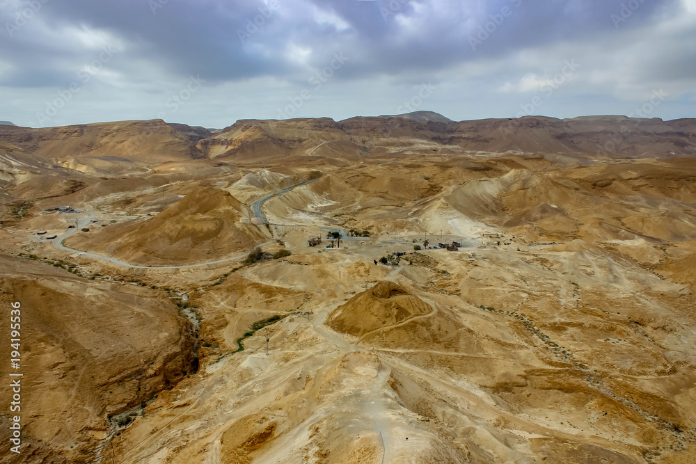 Kind from the mountain of masada to the desert of Israel