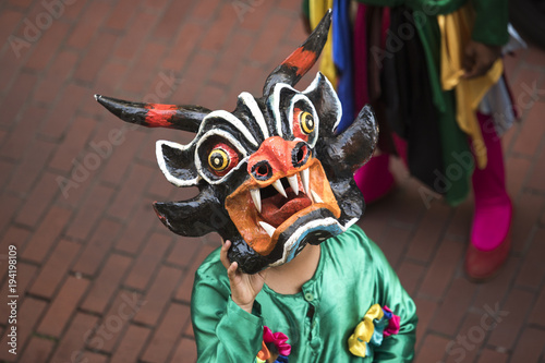 Mascaras de carnaval. Diabllicos . Panamá