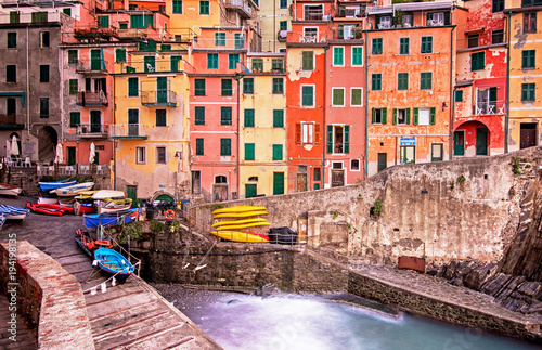 View on the colorful houses...