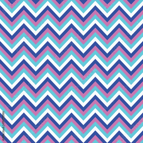 Seamless colorful chevron pattern background © VectoRay
