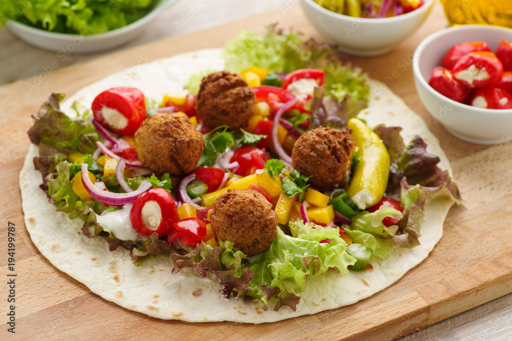 Falafel Dürüm Falafel Dürüm