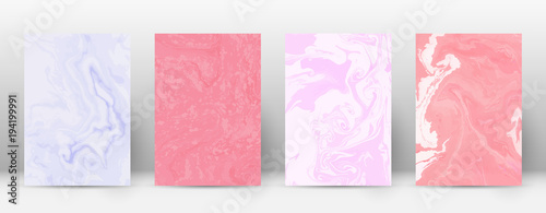Abstract cover. Modern design template. Actual suminagashi marble. Minimalistic hipster flyer design. Vibrant trendy abstract cover. Vector illustration.
