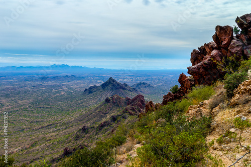 This image was captured while hiking up the Vulture Peak Trail in the BLM land near Wickenburg, Arizona.