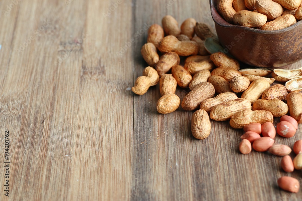 Heap of peanut seed Heap of peanut seed