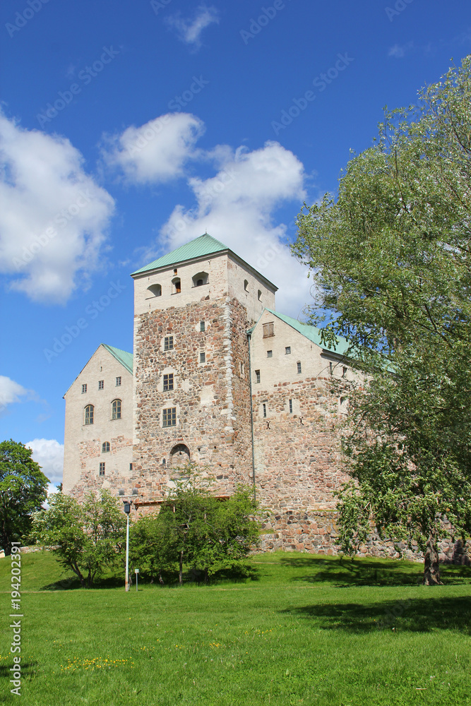 Medieval castle in Turku, Finland