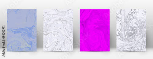 Abstract cover. Modern design template. Admirable suminagashi marble. Minimalistic hipster flyer design. Shapely trendy abstract cover. Vector illustration.