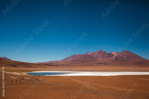 andes mountain bolivia near to uyuni salt flat, bolivian panorama, South America