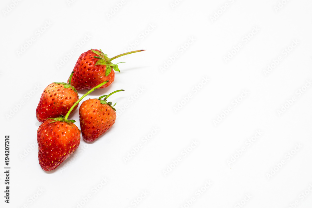 Strawberry paste on wooden board. Strawberry paste on wooden board.