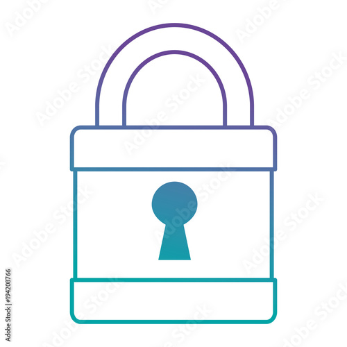 safe secure padlock icon vector illustration design