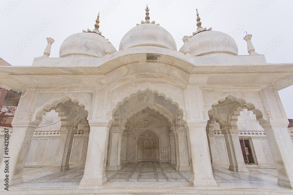 White Temple at Agra Fort 
