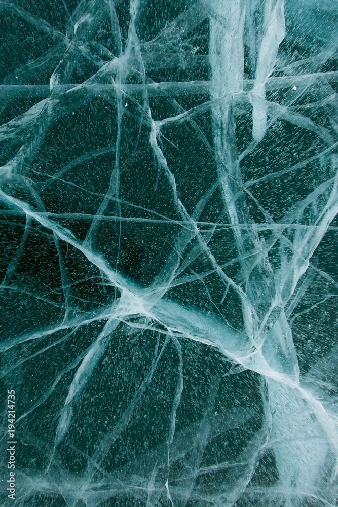 Texture of ice surface Stock Photo | Adobe Stock