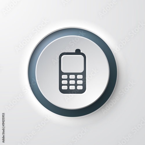 icône bouton téléphone contact