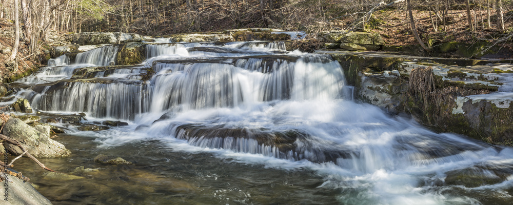 Fototapeta premium Stony Creek Clove Falls Panorama