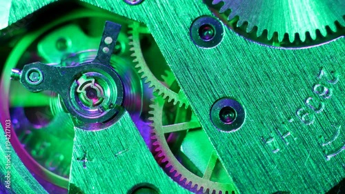 Watch Mechanism Close Up