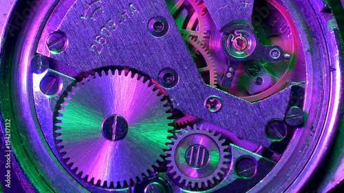 Watch Mechanism Close Up